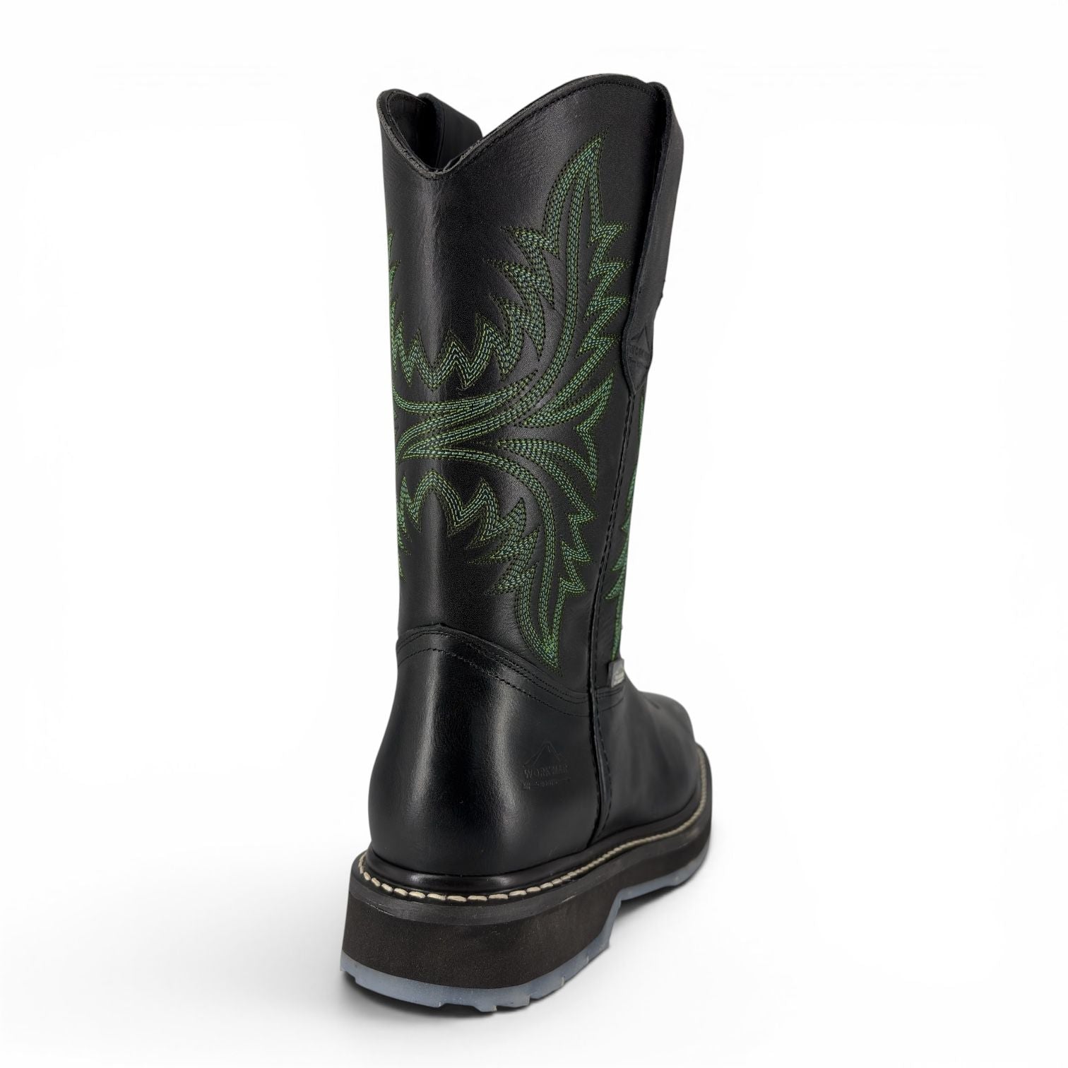 Bota de Trabajo Ariat para Caballero | Casco de Protección | Piel Pull Negro y Alazán Negro