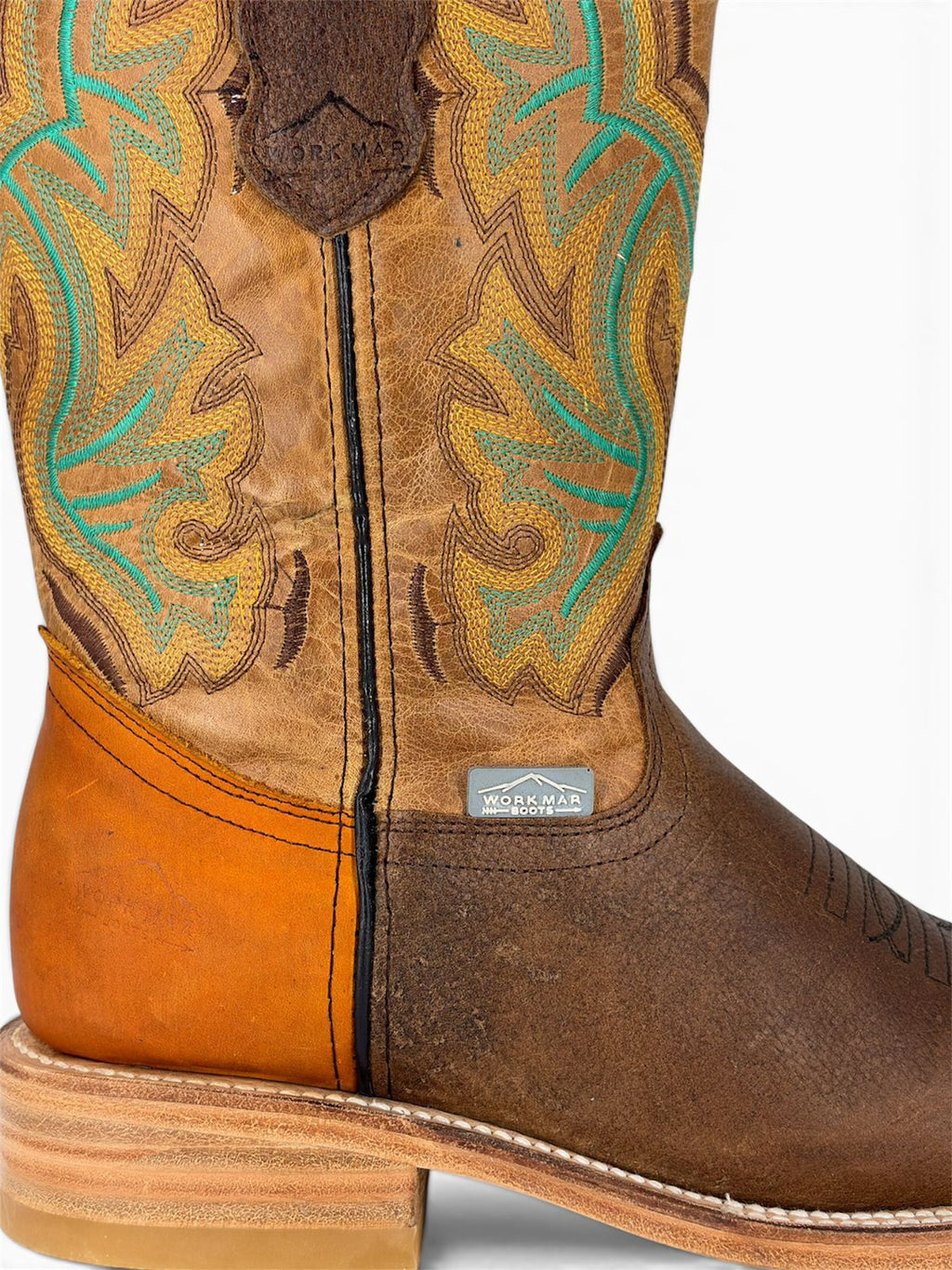 Bota Vaquera Rondinelo Caoba Tubo Alazán Miel