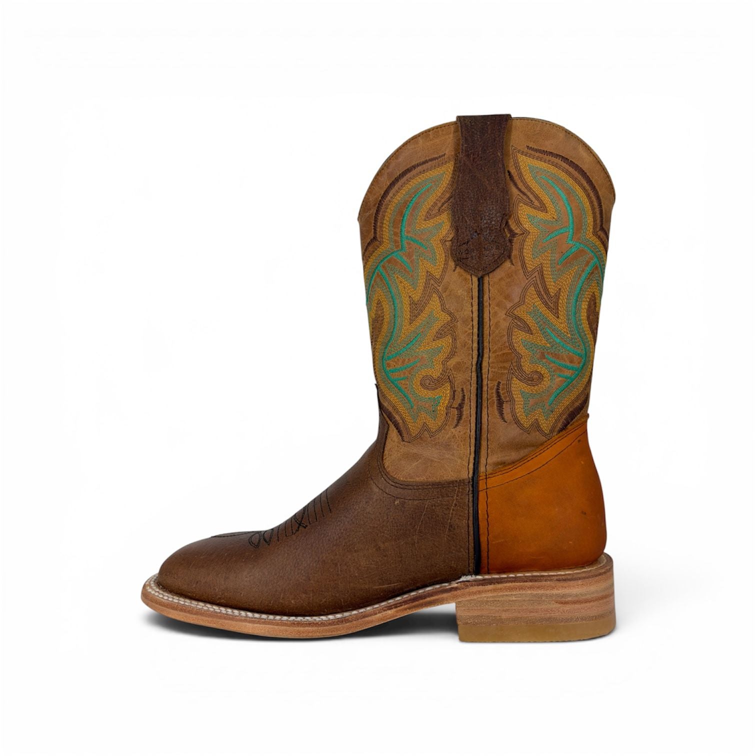 Bota Vaquera Rondinelo Caoba Tubo Alazán Miel