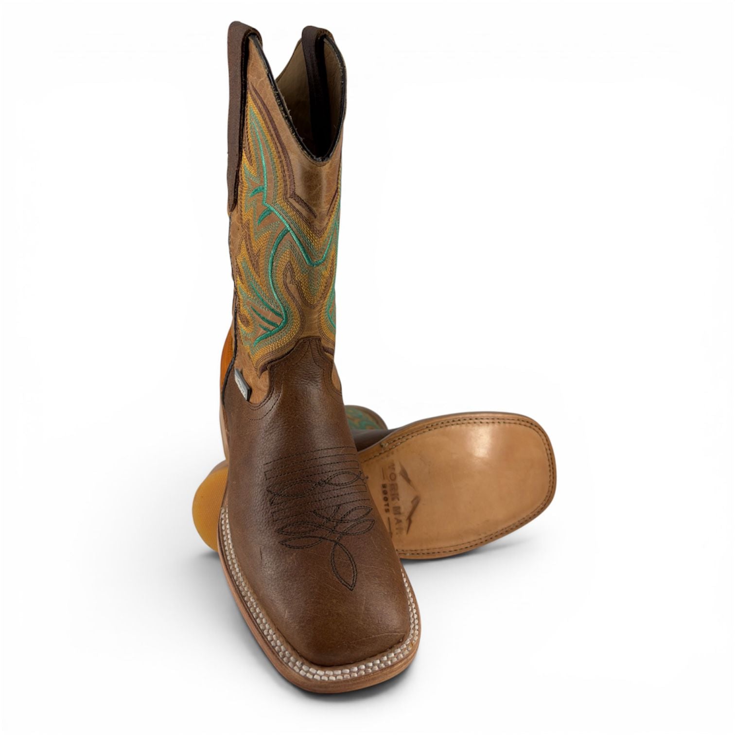 Bota Vaquera Rondinelo Caoba Tubo Alazán Miel